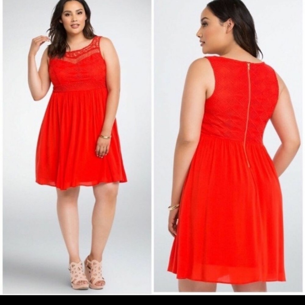 Red dress